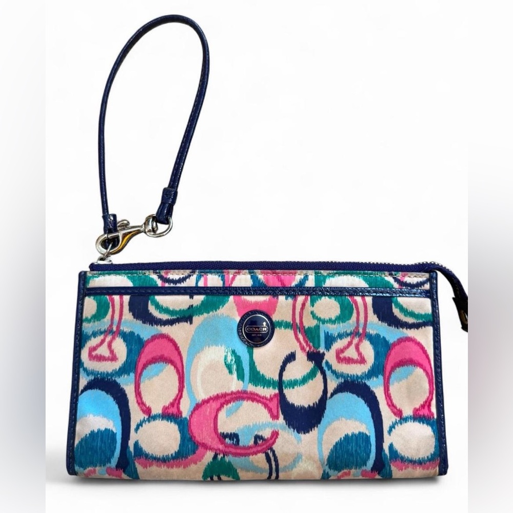 Coach Vibrant Patterned Wristlet